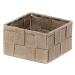 Světle hnědý koupelnový organizér Compactor Stan, 12 x 12 cm