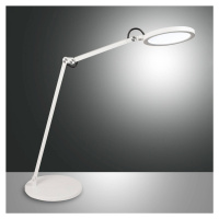 Fabas Luce LED stolní lampa Regina se stmívačem, bílá