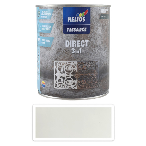 TESSAROL Direct 3in1 - antikorozní barva na kov 0.75 l Bílá HELIOS PREISSER
