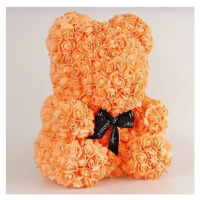 Medvídek z růží - Oranžový 38 cm, Oranžová Základní balení