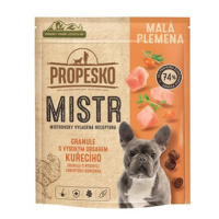 Propesko Mistr mini granule pro malá plemena s vysokým obsahem kuřecího 1,5 kg