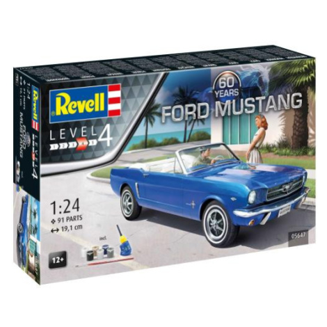 Gift-Set auto 05647 - 60th Anniversary Ford Mustang (1:24) Revell