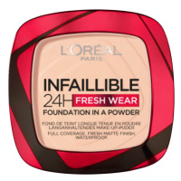 L'Oréal Paris Infaillible 24h Fresh Wear kompaktní pudr 180 Rose sand 9g