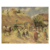 Camille Pissarro - Obrazová reprodukce The Harvest, 1883, (40 x 30 cm)