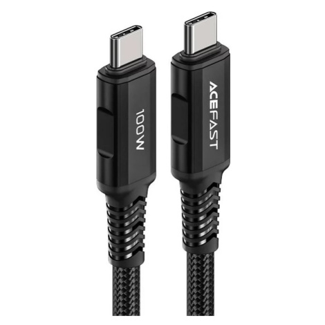 Kabel Cable USB-C to USB-C Acefast C4-03, 100W, 2m (black)