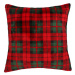 Vánoční polštář | TARTAN | kostkovaný | 45x45 cm | XM22 937853 Varianta: Povlak na polštář - 45x