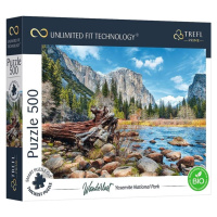 Puzzle UFT Wanderlust: Yosemitský národní park, Kalifornie, USA/500 dílků