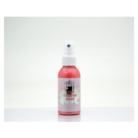 Textilní barva ve spreji Cadence - jahodová červená - na černý textil, 100 ml