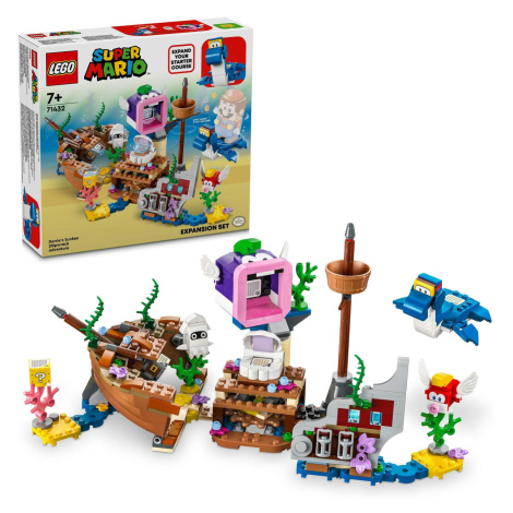 Lego® super mario™ 71432 dorrie a dobrodružství ve vraku lodi – rozšiřující set