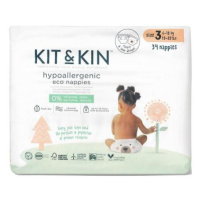 KIT & KIN eko pleny, velikost 3 (34 ks), 6-10 kg