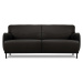 Černá kožená pohovka Windsor & Co Sofas Neso, 175 x 90 cm