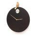 Designové nástěnné hodiny Diamantini&Domeniconi 394 black gold Bird 40cm