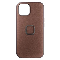 Kryt na iPhone 15 Peak Design Mobile Everyday Case - červenohnědý