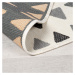 Flair Rugs koberce Kusový koberec Dauntless Shadow Rays Grey – na ven i na doma - 160x160 (průmě