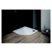 Olsen spa Čtvrtkruhová mramorová sprchová vanička VENETS 90 x 90 cm