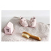 Prvé papučky pre bábätko Baby Socks Pink Doudou et Compagnie v darčekovom balení ružové od 0-6 m