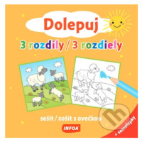 Dolepuj 3 rozdíly/3 rozdiely (sešit/zošit s ovečkou) - kniha z kategorie Úkoly pro děti