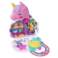 Polly pocket salón duhový jednorožec, mattel hkv51