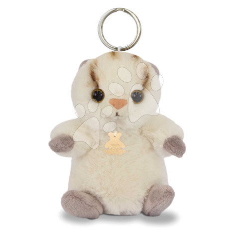 Plyšová klíčenka kočička The Soft Stretch Cat Key Ring Histoire d’ Ours béžová 12 cm od 18 měsíc