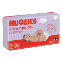 HUGGIES® Ultra Comfort Jumbo Plenky jednorázové 3 (4-9 kg) 56 ks