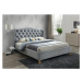 Signal Manželská postel ASPEN Velvet | 180 x 200 cm SIGNAL - ložnicový nábytek: Zelená / Bluvel 