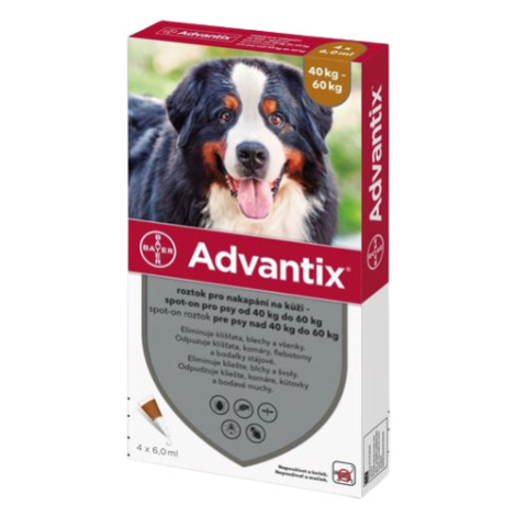 Advantix pro psy 40-60 kg spot-on 4 x 6 ml