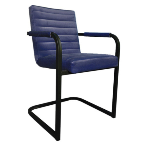 Jídelní židle Merenga černá, modrá