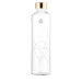 EQUA Mismatch Playa 750 ml designová luxusní ekologická skleněná lahev na pití s obalem z umělé 
