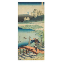 Obrazová reprodukce Print from the series 'A True Mirror of Chinese and Japanese Poems, Hokusai,