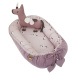 EKO Hnízdo pro miminko bavlněné velvet Unicorn 90x60cm