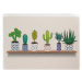 Obraz na plátně Really Nice Things Lino Cactus Shelve, 60 x 40 cm