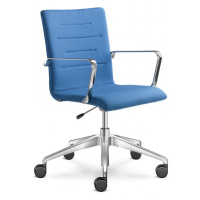 LD SEATING Kancelářská židle OSLO 227, F80-N6, kříž a područky leštěné