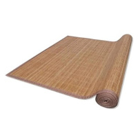 Obdélníková hnědá bambusová rohož \ koberec 80 × 200 cm