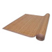 Obdélníková hnědá bambusová rohož \ koberec 80 × 200 cm