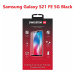 Tvrzené sklo Swissten Full Glue, Color Frame, Case Friendly pro Samsung Galaxy S21 FE 5G, černá