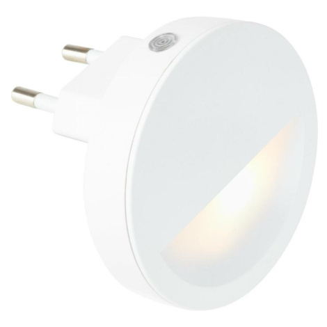 BRILONER LED senzor světlo do zásuvky, 6,5 cm, LED modul, 30lm, bílé BRI 2186016