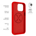 Zadní kryt FIXED MagFlow s podporou MagSafe pro Apple iPhone 15 Pro Max, červená