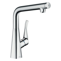 Dřezová baterie Hansgrohe Metris s otočným ramínkem chrom 14785000