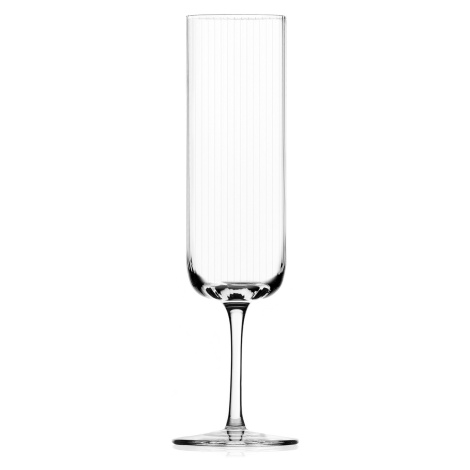 Ichendorf Milano designové sklenice na šampaňské Pleats Flute