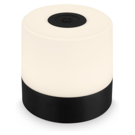 BRILO 7461015 LED nabíjecí stolní lampa, 7 cm, 2W, 150lm, černá - BRILO Briloner