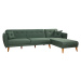Sofahouse Designová rozkládací sedačka Gianetta 277 cm zelená