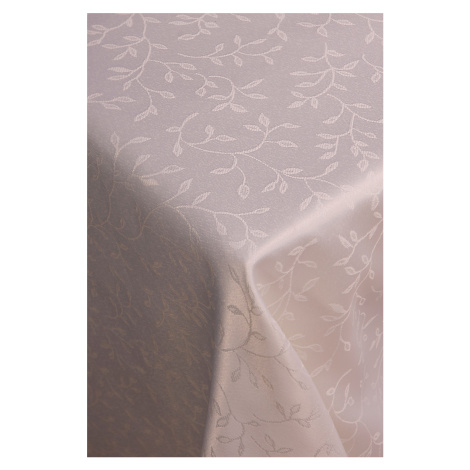 Béžový ubrus FRIDO se vzorem, 140 x 220 cm KONSIMO
