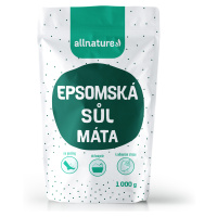 Allnature Epsomská sůl Máta 1000g