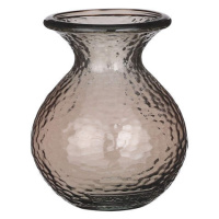 Váza skleněná VERDAL sv.hnědá 18,5cm