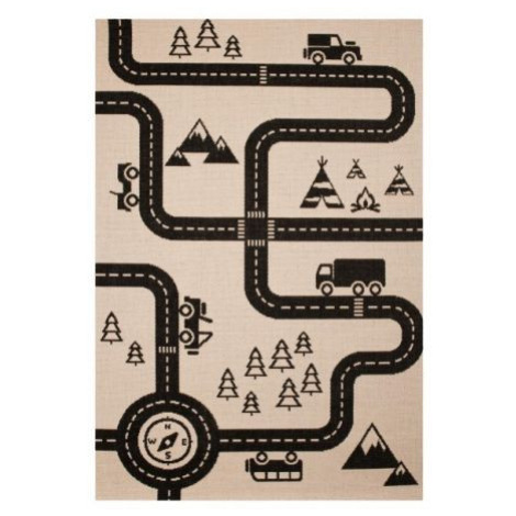 Dětský kusový koberec Vini 103024 Road Map Charly 120x170 cm FOR LIVING