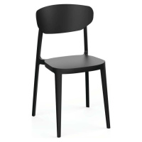 Černá plastová zahradní židle Mare – Rojaplast