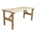 ROJAPLAST Zahradní stůl VIKING dřevěný přírodní - 150 cm
