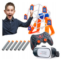 dárek K Svátku Brýle Vr 3D 360 Stupňů+gamepad+otočná Střelnice Štít