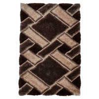 Tmavě hnědý ručně tkaný koberec 150x230 cm Noble House – Think Rugs