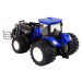 mamido Traktor s uchopovačem balíků na dálkové ovládání modrý RC